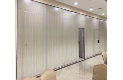China Folding Sound Proof Acoustic Room Divider Partition Wall With Sliding Door supplier