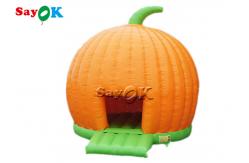 China 4x3.8mH Orange Inflatable Bounce Pumpkin Jumping Castle supplier