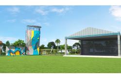 China High Safety Outdoor Climbing Wall With Excellent Weather Resistance No Inflatable supplier