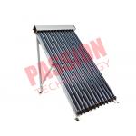 Silver Coating Heat Pipe Solar Collector 15 Tube Rockwool Polyurethane Insulation for sale
