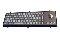 China Blank transparent keys panel mount keyboard with mechnical optical laser trackball supplier