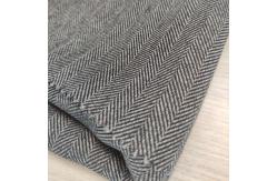 China Dress Breathable Waterproof 100% Polyester 300d Cationic Melange Herringbone Denim Fabric supplier