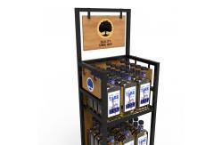 China Supermarket Wine Display Shelf Rack Liquor supplier