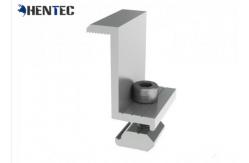 China Aluminum End For Solar Roof Mounting Systems / Solar Panel Roof Mounts supplier