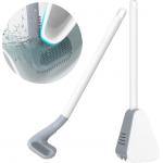 PP Filament Golf Toilet Brush Silicone Long Handled White for sale
