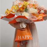 Waterproof and Durable Flower Wrapping Paper 58*58cm Compatible with Gravure Printing