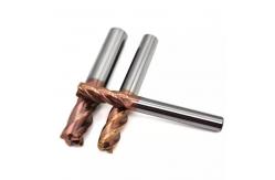 China AlTiN Coating Alloy Milling Cutter Tungsten Cobalt 4 Flute End Mill Set ODM supplier