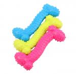 TPR ChewRubber Squeaky Dog Bone Toys Aggressive Chewers