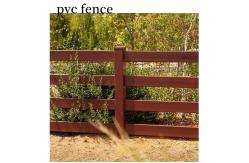China UV resistance Pvc Cross Pvc Ranch Rail Fence  4ft 5ft High supplier