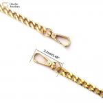 Shoulder Crossbody Bag Replacement Flat Metal Chain For Diy Purse Handbag