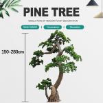 150cm Artificial Pine Tree Bonsai Decoration Plant For Bathroom for sale