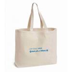 Natural Plain Gusset Canvas Tote Bag Shopping Bulk Custom Printing