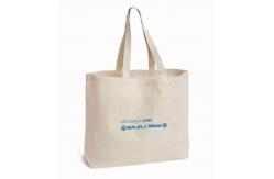 China Natural Plain Gusset Canvas Tote Bag Shopping Bulk Custom Printing supplier
