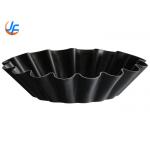RK Bakeware China Foodservice NSF Telfon Nonstick Aluminum Cake Mould Mini Fluted Brioche Cake Pan Mold for sale