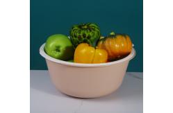 China Plastic Double Layer Asphalt Basket For Kitchen Wash Vegetables Fruits supplier