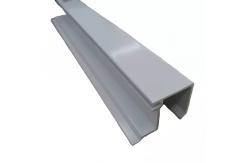 China T8 Powder Coated Aluminium Extrusions 6.0m Length For Window Groove Pressing Line supplier