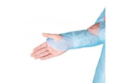 China Medical Plastic Isolation Gown Disposable CPE Protective With Thumb Loop Cuffs supplier