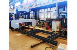 China 60 Inch 1600mm Wood Portable Sawmill Machine For Cutting Tree Trunk supplier