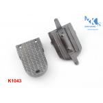 Polished 25.6mm Bag Twist Lock With Hanging Plating Metal Push Bag Lock