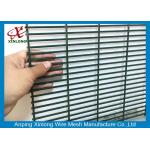 Professional Dark Green Green Security Fencing Panels For Public Grounds