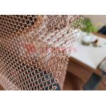 Colorful Stainless Steel Wire Chain Mesh Curtains For For Fireplace Partition for sale