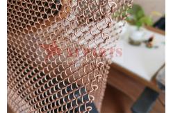 China Architectural Aluminum Metal Coil Drapery Mesh For Shopping Malls supplier