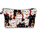 Lucky Cat Cosmetic Bag for Women Makeup Bags Travel Waterproof Toiletry Bag Accessories Organizer for sale