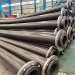 3 - 50mm Thickness Sandblast UHMWPE Pipe 0.25 - 2.5MPa Pressure