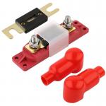 200A High Current Heavy Duty Bolt On Down ANL Fuse Holder Clip Box Block For Overcurrent And Short Circuits for sale