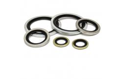 China Rubber Silicone Metal Bonded Sealing Washers Custom Designed supplier