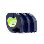 91330 Dymo Plastic Label Printer Cartridges White On Black 12mm * 4m Compatible for sale