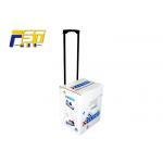 Glossy Printing Carton Trolley Box Sturdy Structure Environmental Friendly