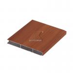 Square Shape Wardrobe Aluminum Profile Wood Grain Transfer 6000 Series for sale