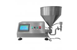 China Rotary Gear Pump Grease Thick Liquid Weighing Cream Filling Machine Semi Automatic supplier