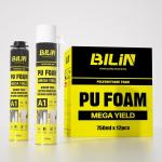 Stable High Yield Expanding Foam Doors And Windows Installation Polyurethane Expanding Foam Spray for sale