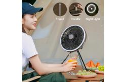 China Portable Hanging Tent Rechargeable Table Fan 10000mAh  LED Outdoor Camping Fan supplier