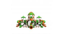 China ODM Outdoor Playground Equipment Plastic Playhouse With Slides supplier