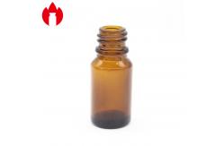 China 10ml 18mm Mouth Screw Top Vials Amber Glass Essential Oil Bottles supplier