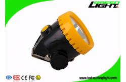 China Mining Safety Cap Rechargeable LED Headlamp IP67 With 2.2Ah Li Ion Battery supplier