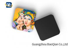 China Square Wine Tea Cup Custom Printed Coasters 3D Lenticular Printing Service supplier