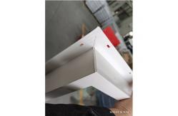 China Slimline UPVC Single Hung Window With Custom Made Glass supplier