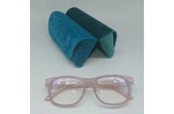 China High End Mercerized Cloth As Gucci Magnetic Glasses Case With Double Sided Bracket supplier