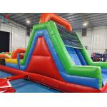 Customized Long Size Inflatable Obstacle Course Inflatable Interactive Funny Game