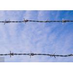 Rust resistance Double strand reverse twist Hot Dipped Galvanized Barbed Wire Roll for sale