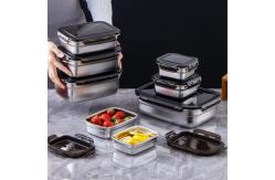 China 304 Ss Metal Freezer Storage Containers 350ml Steel Freezer Containers supplier