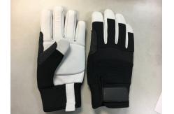 China Leather Mechanical Vibration Resistant Gloves For Tool Handling supplier