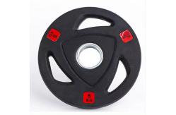 China Rubber Coated Weight Plate Set of 2 for Fitness and Exercise Equipment supplier