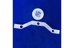 China Optical High Purity Perforated Quartz Shaped Parts Clear supplier