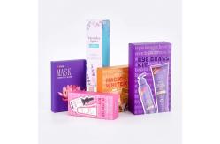 China Wholesale Custom Logo Lamination Customize Print Folding Cosmetic Paper Boxes Packaging supplier
