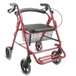 GT-965LH-B-1 Aluminum Mobility Elderly Lightweight Folding Walking Frame With Seat for sale